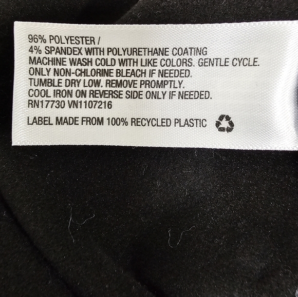 a • new day Faux Leather Vegan Black Leggings - Picture 6 of 6